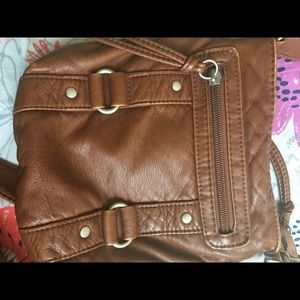 Mudd brown mini crossbody bag/purse.